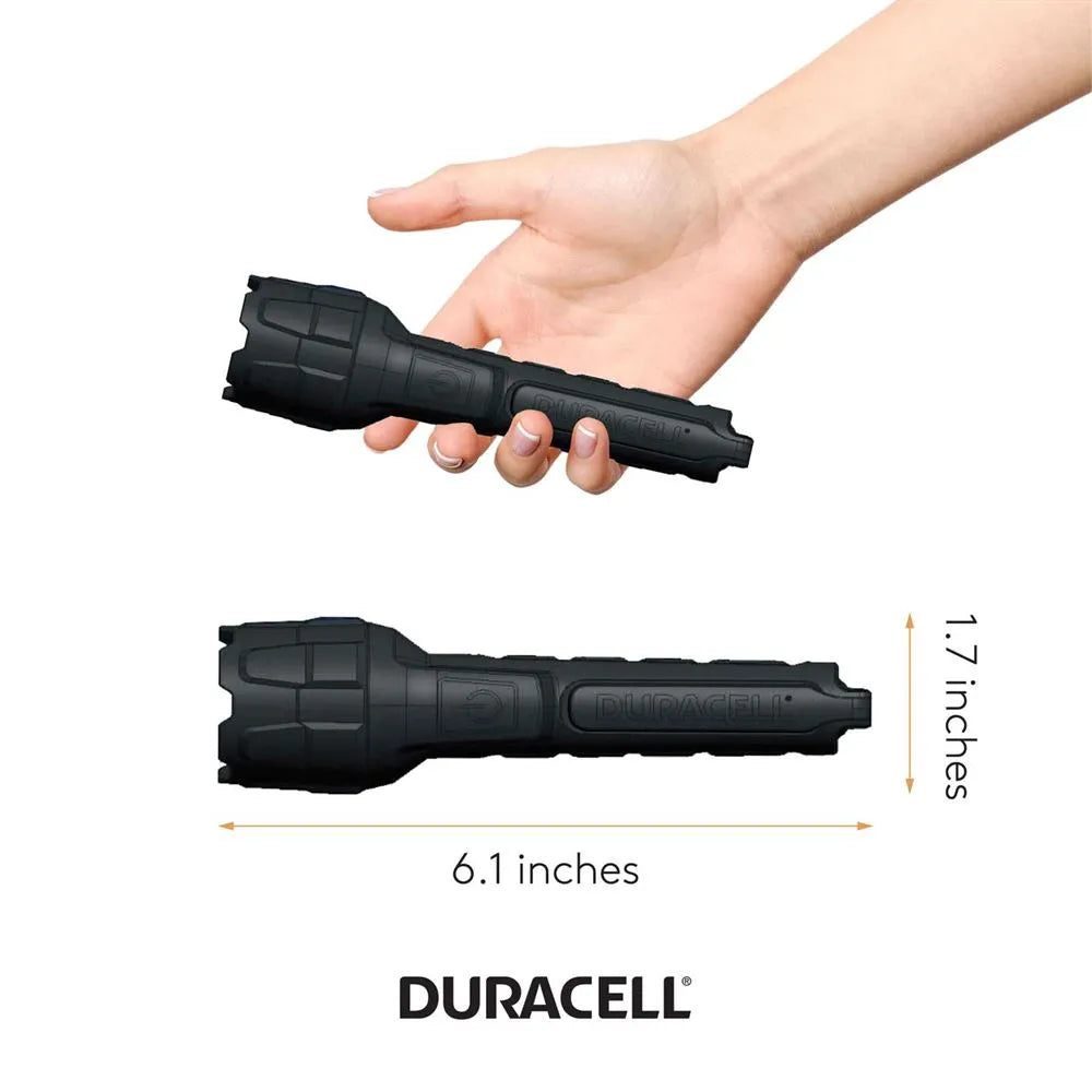Duracell-Gummi-Taschenlampe, 80 Lumen