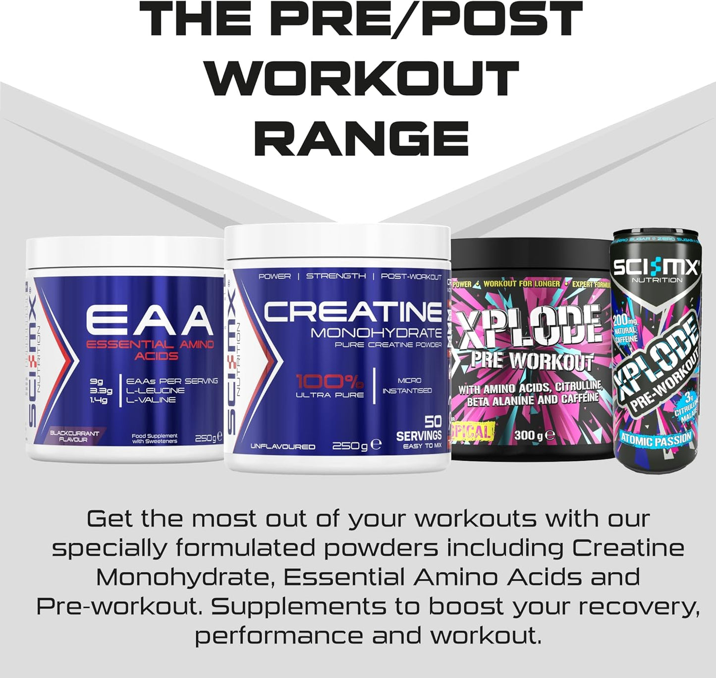 P3053 SCI-MX Pure Creatine Monohydrate 250g