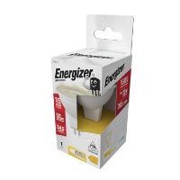 Energizer LED GU5.3 345 Lumens 3.4W 3,000K (Warm White), Box of 1