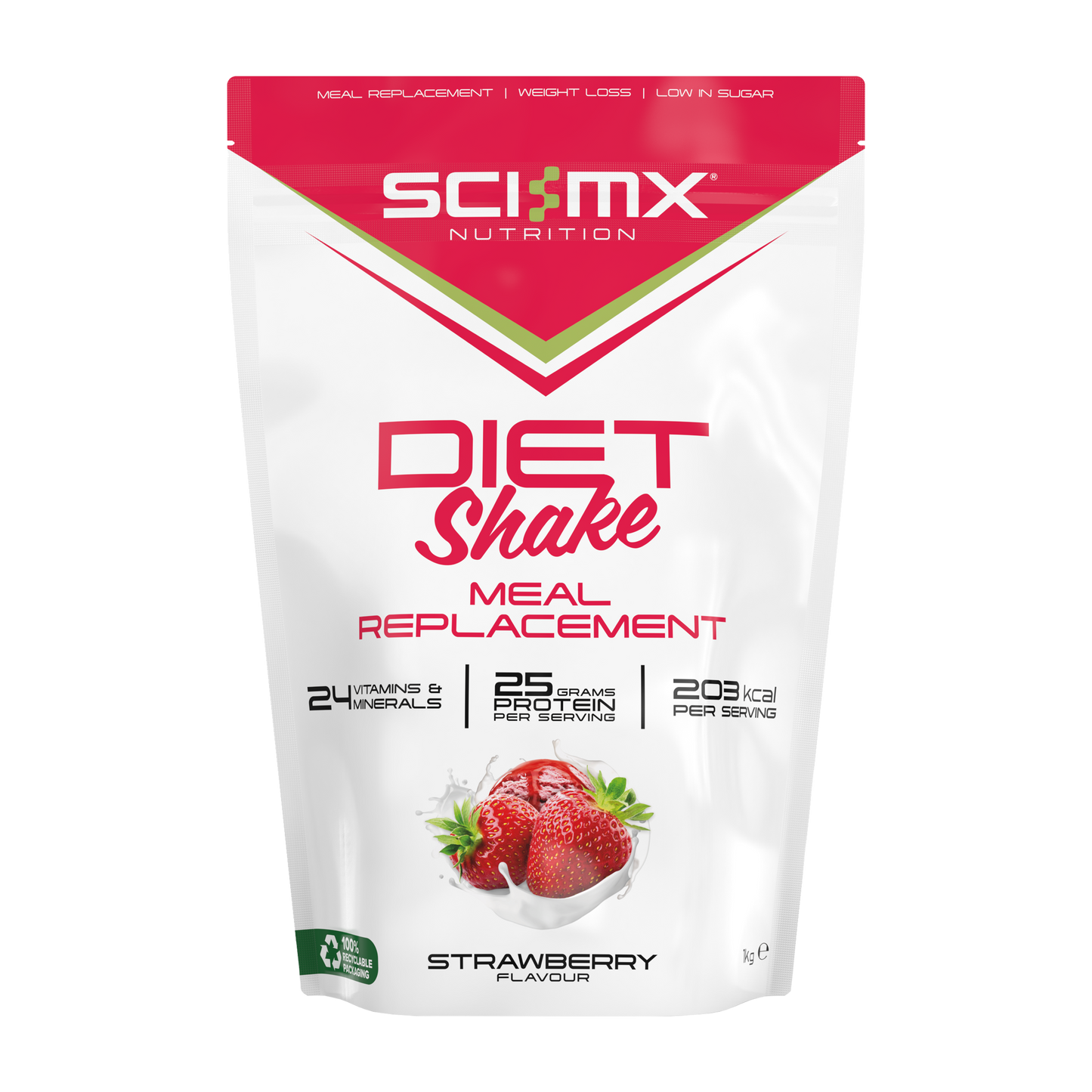 P3061 Sci-Mx Diet Meal Replacement Strawberry 1kg