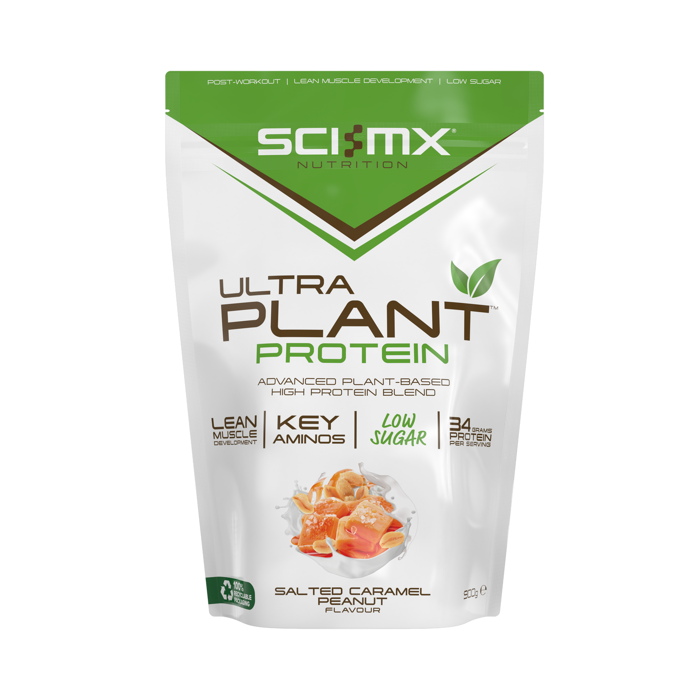 P3066 SCI-MX Ultra Plant Protein (Salted Caramel Peanut) 900g