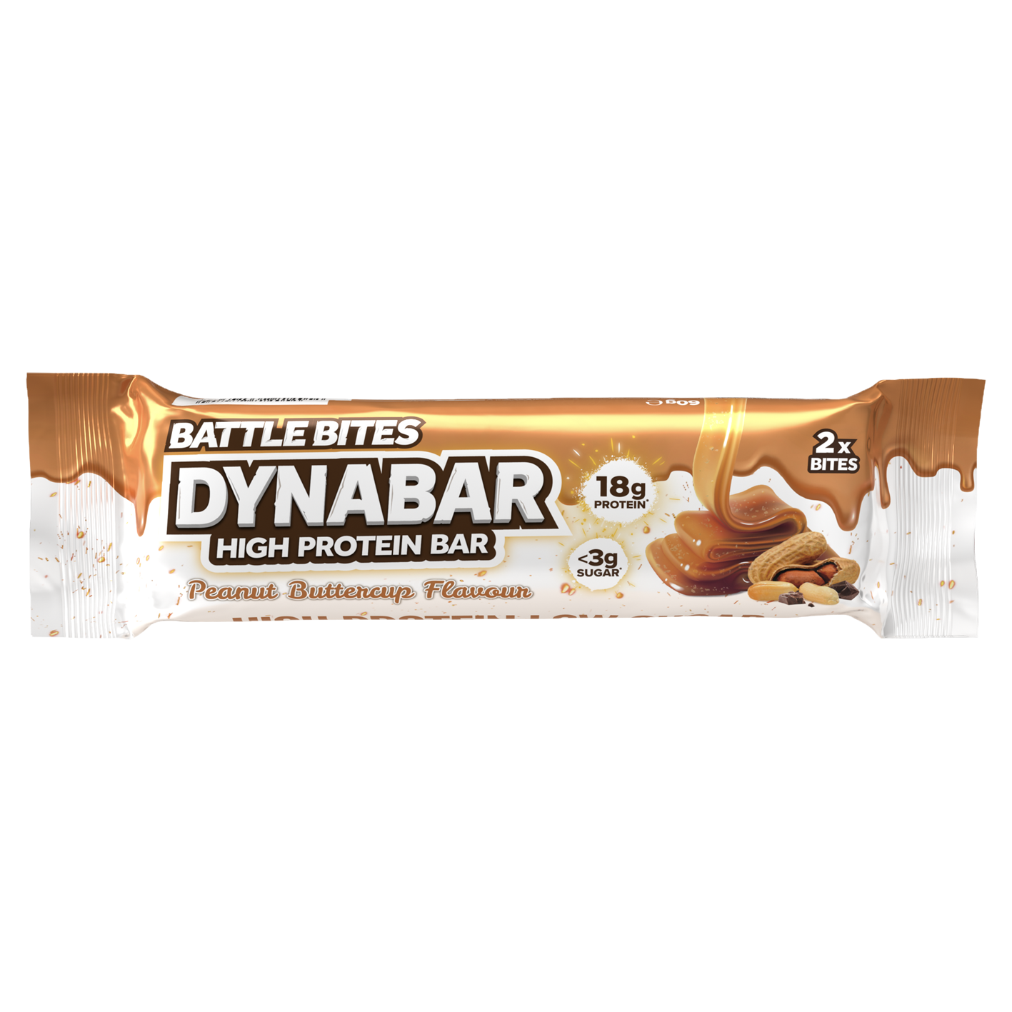 Battle Bites DynaBar Peanut Butter Cup, 60g - Price per box of 12