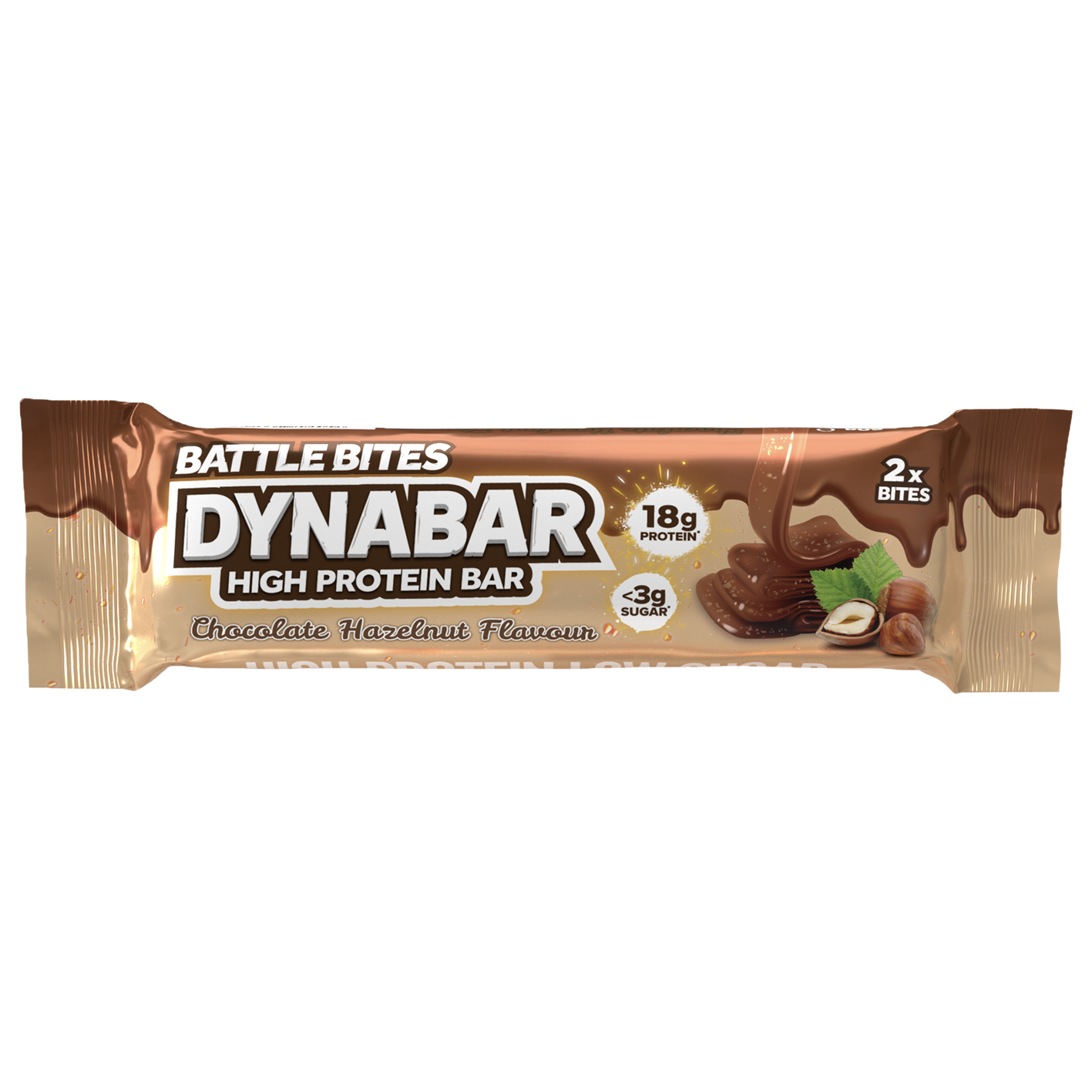 P3154 Battle Bites DynaBar Chocolate Hazelnut 60g - Price per box of 12