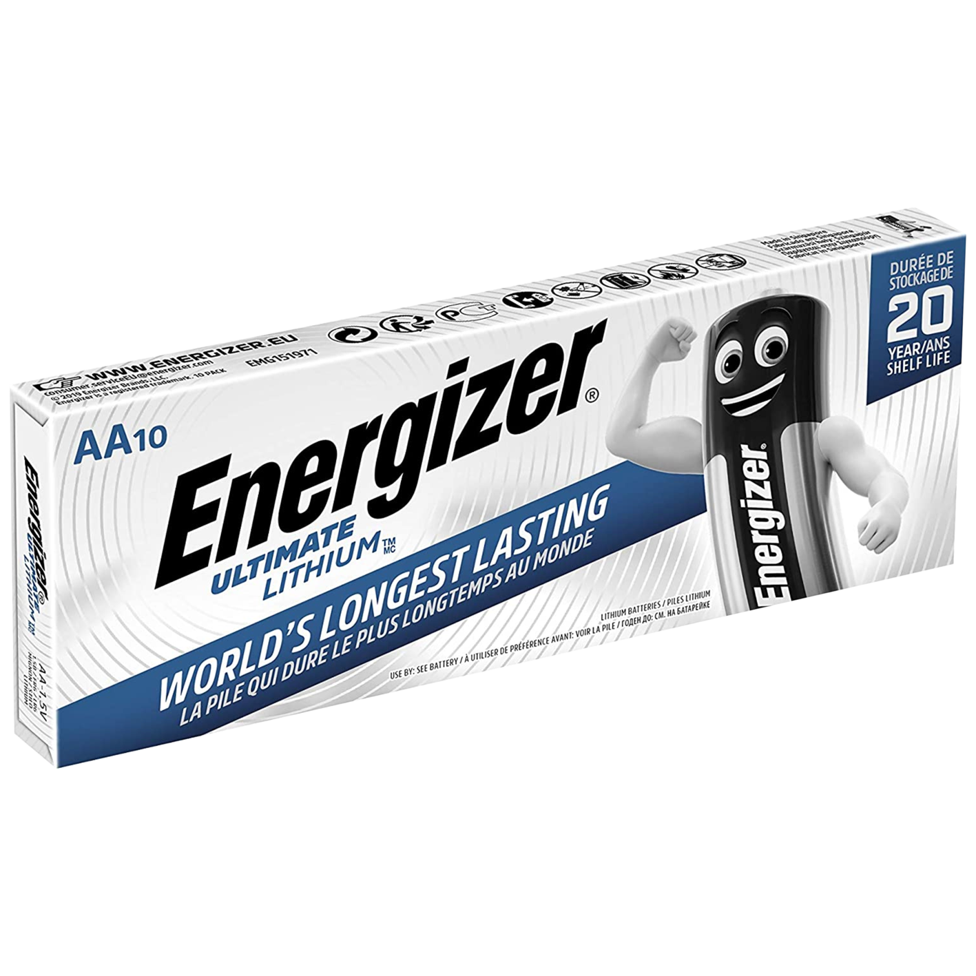 Energizer AA Ultimate Lithium - Pack of 10