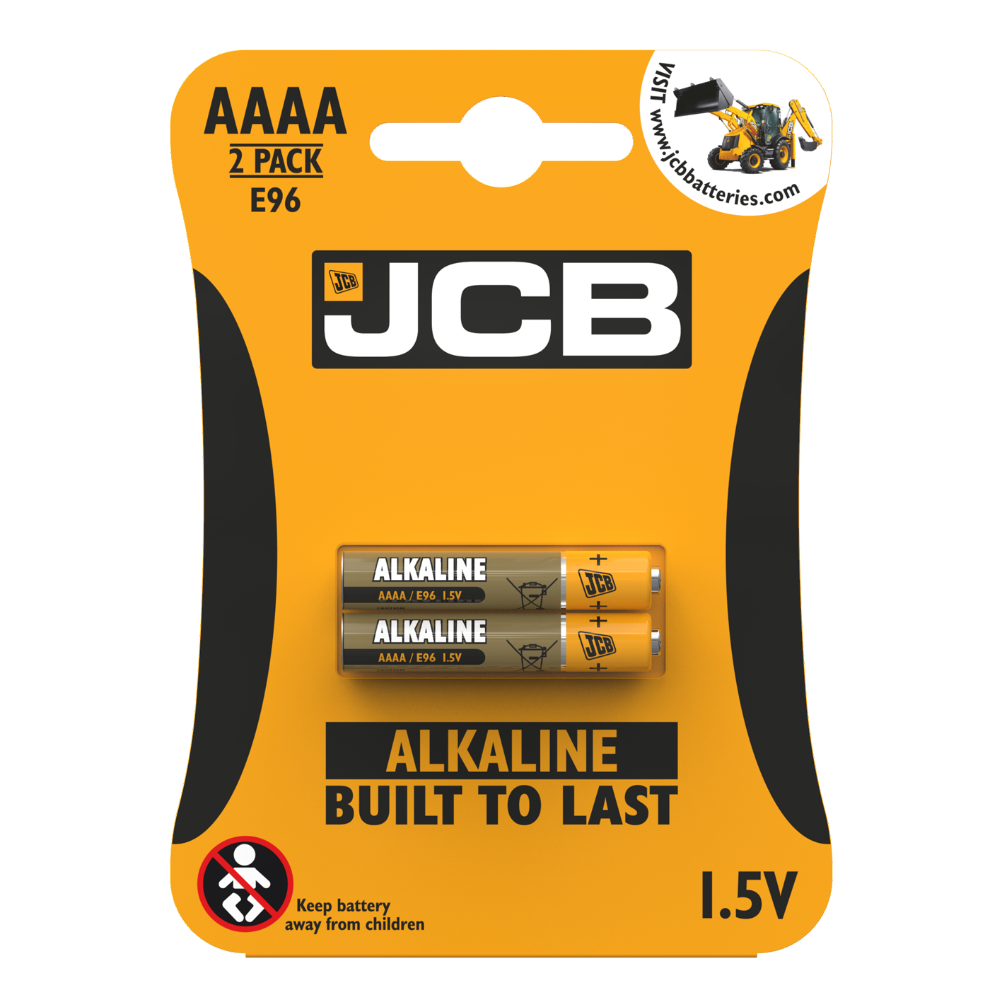 JCB AAAA Alkaline, Pack of 2