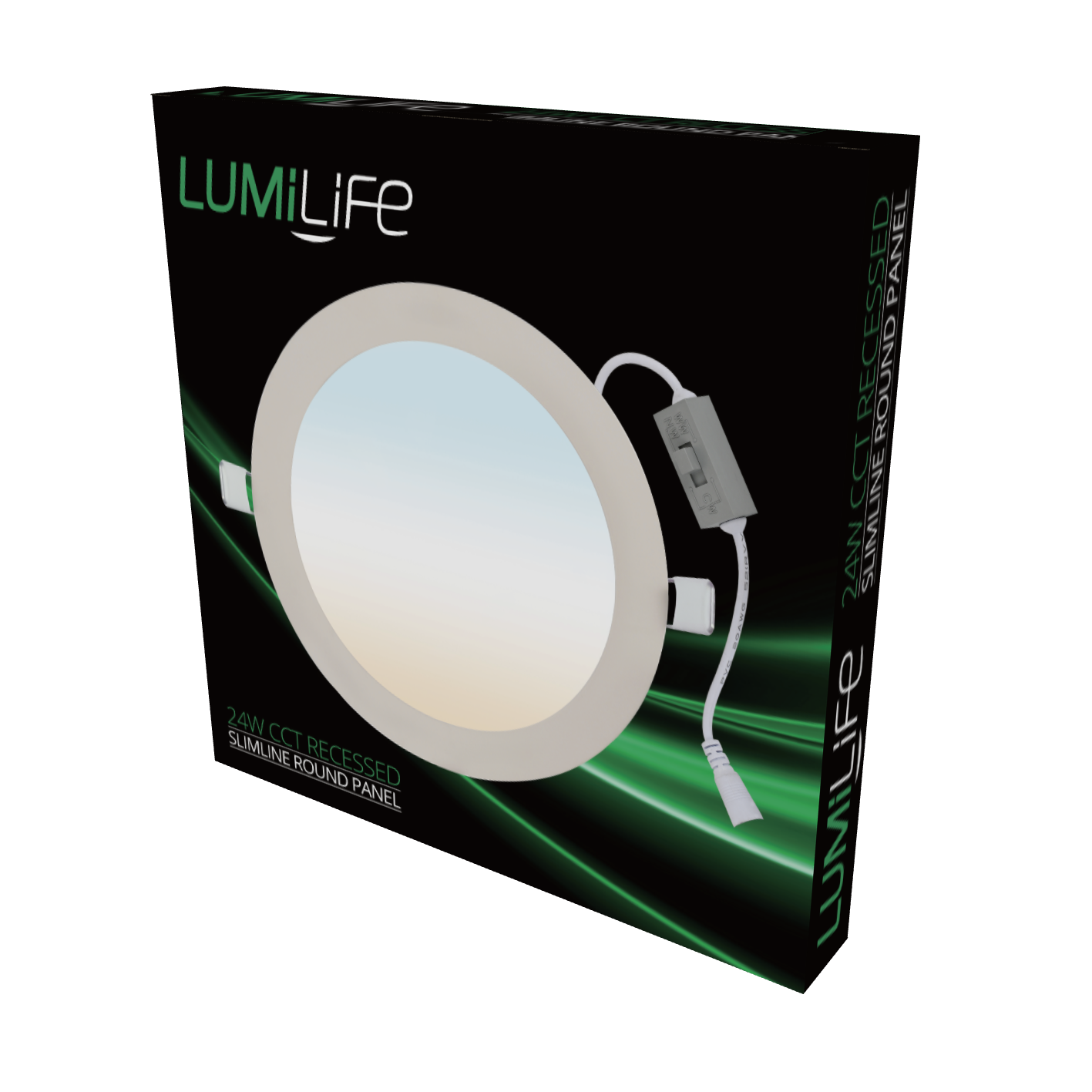 LumiLife 24W Circular CCT Recessed Panel