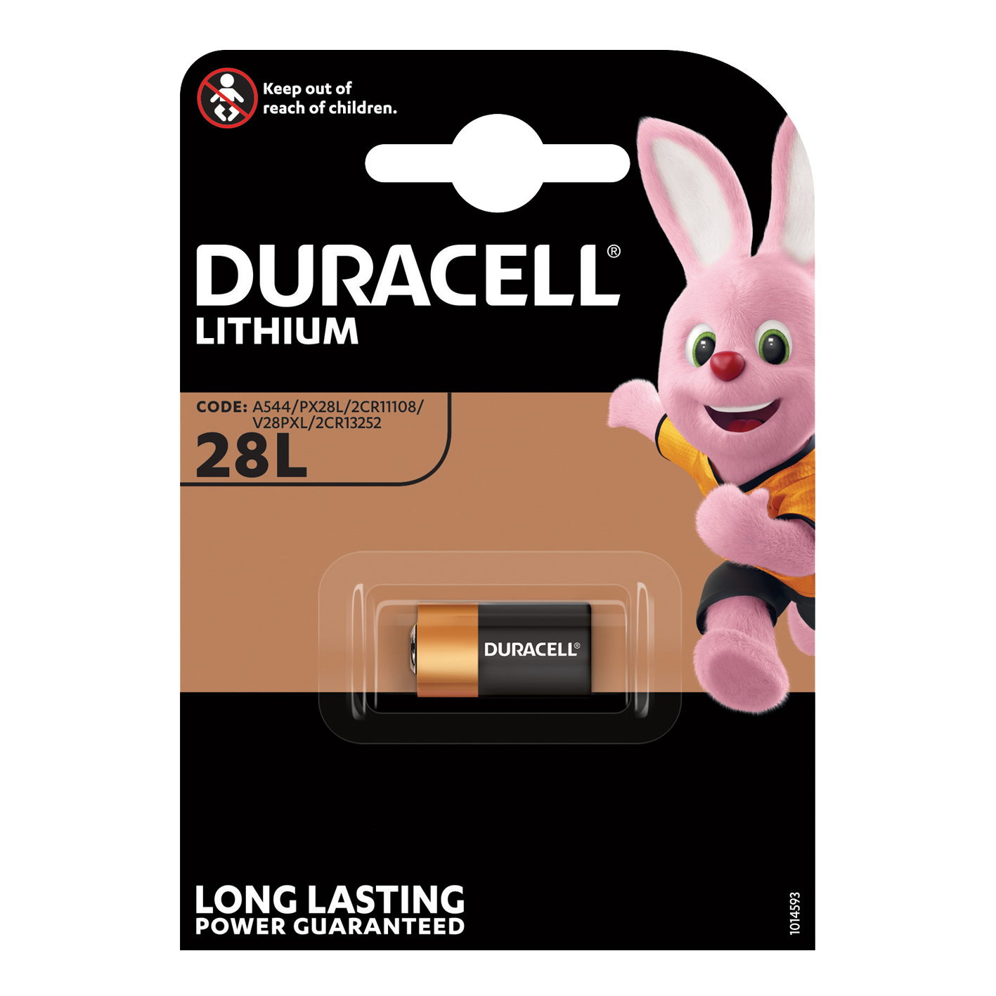 Duracell Alta Potencia 28L 6V Litio, Paquete de 1