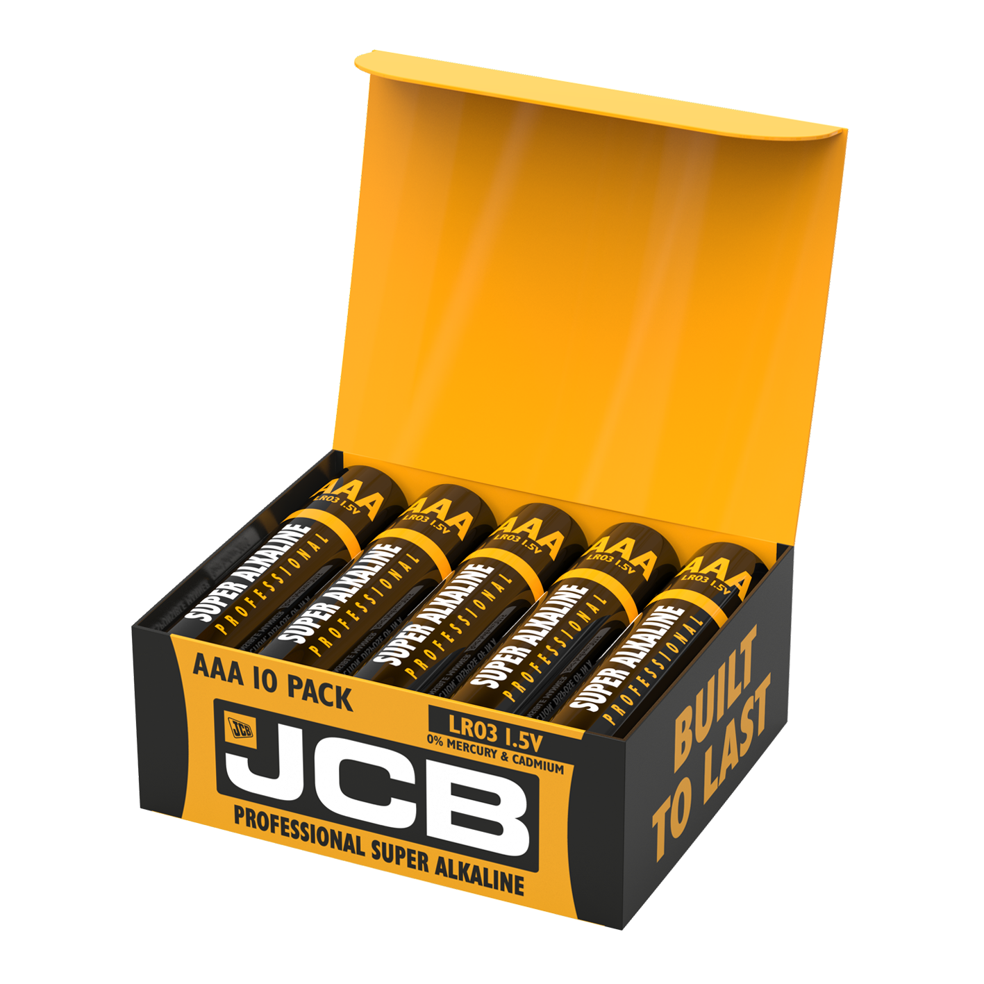 S5447 JCB AAA Industrial, Pack of 10 - Priced & Sold Per Cell