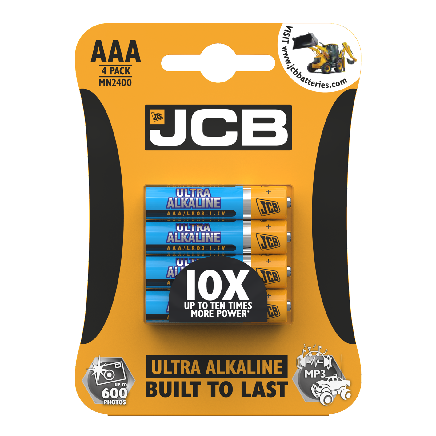 JCB AAA Ultra Alkaline, 4er-Pack