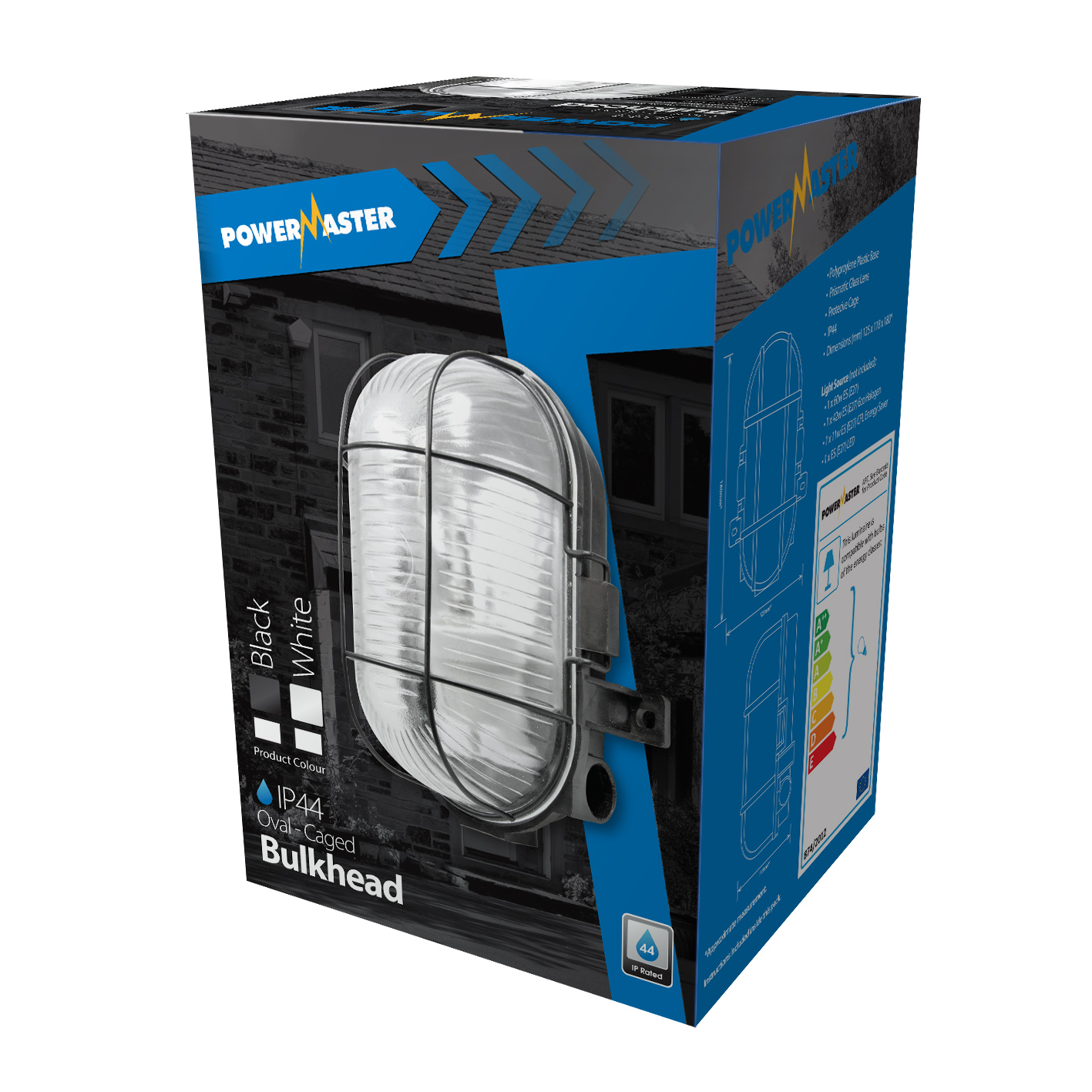 PowerMaster Oval Bulkhead - Black