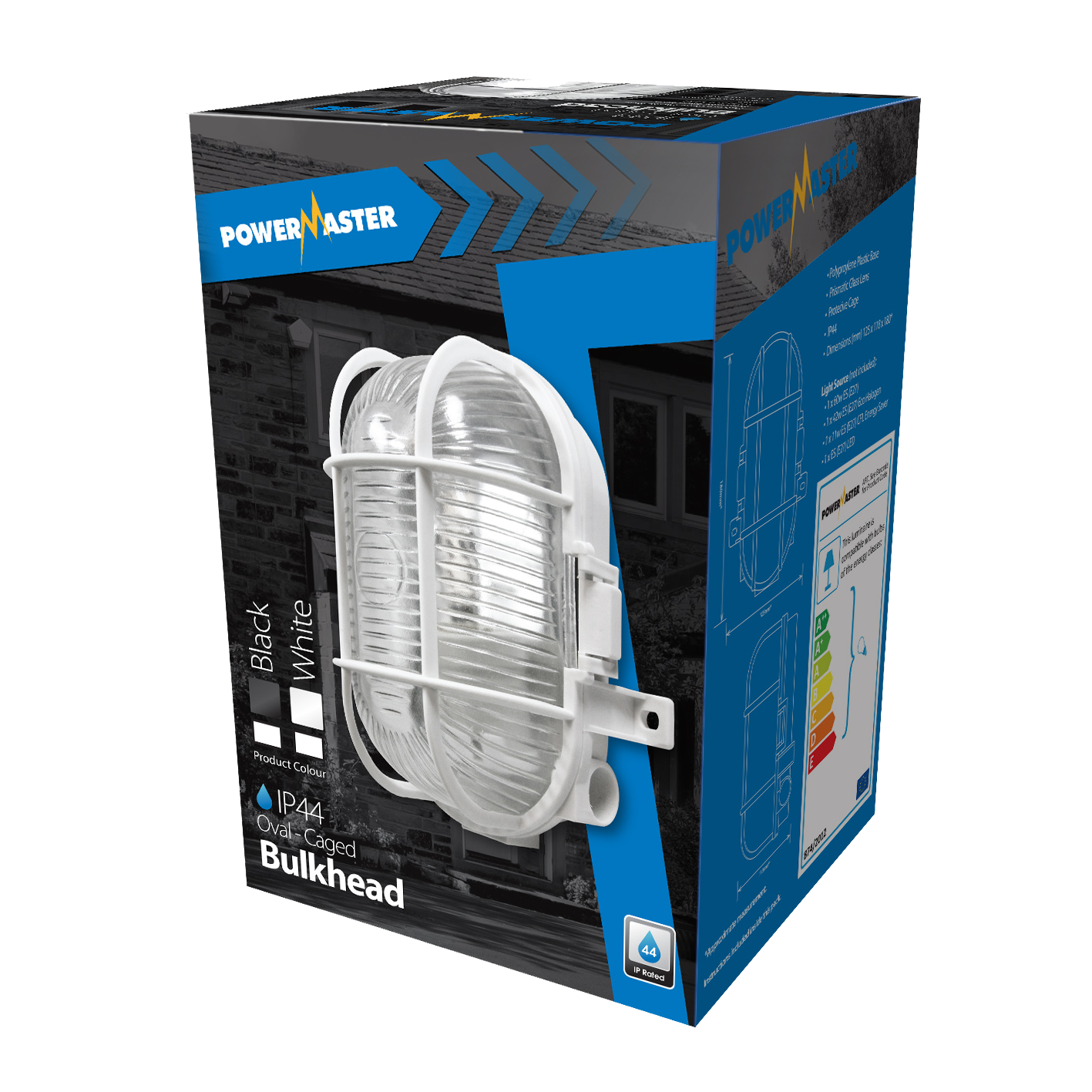 PowerMaster Oval Bulkhead - White