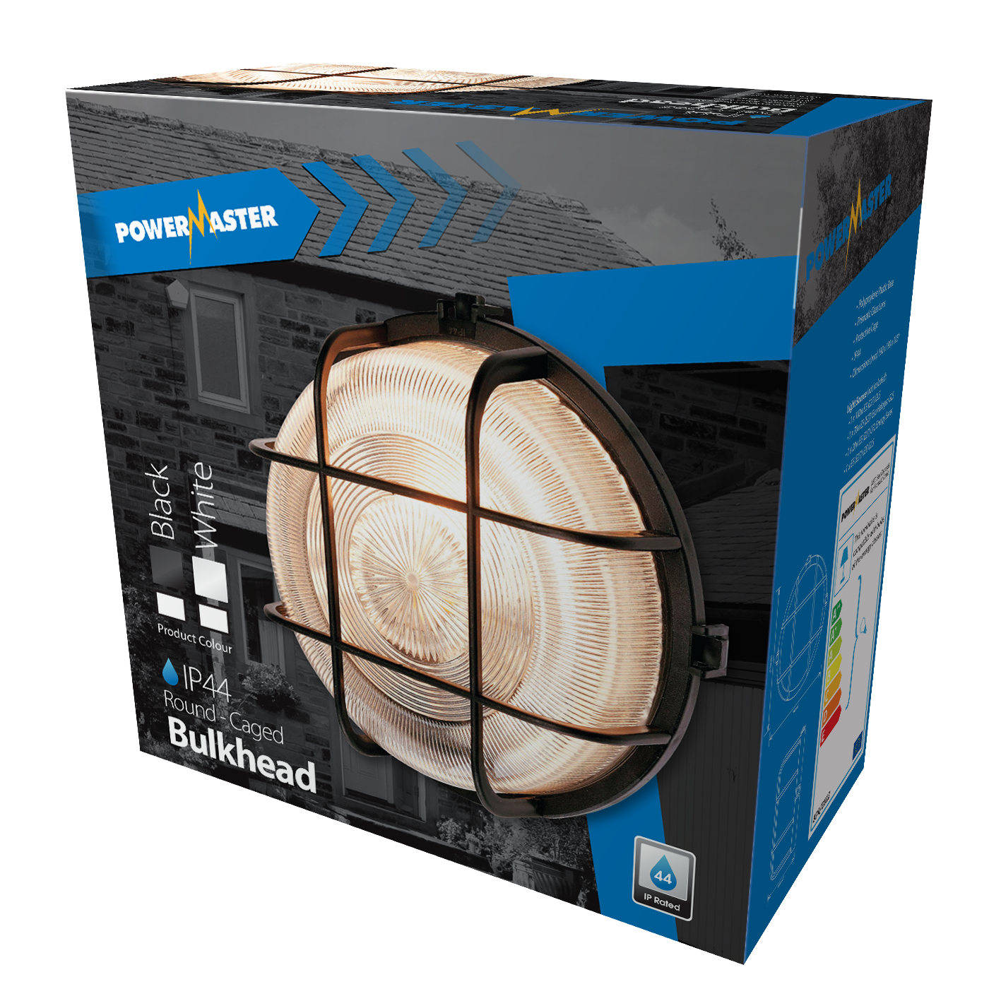 PowerMaster Round Black Bulkhead