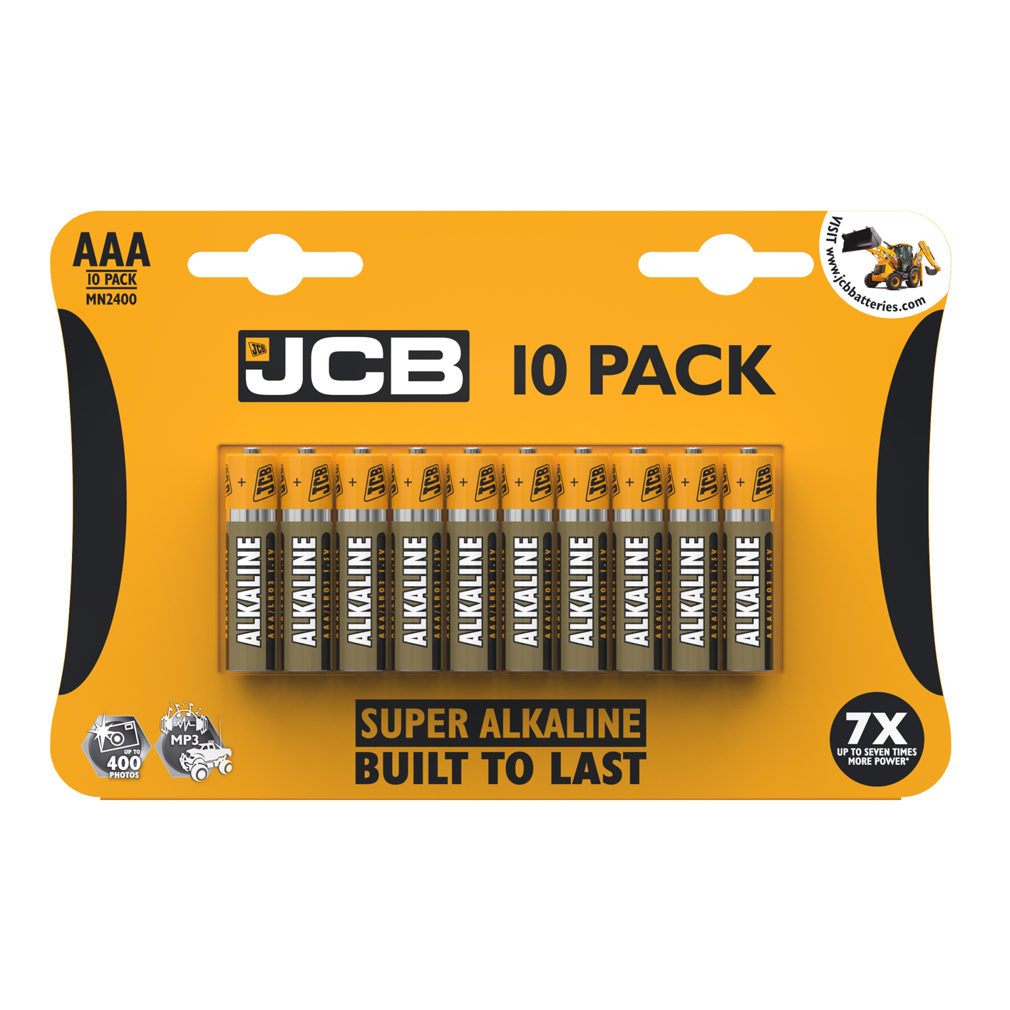 JCB AAA Super Alkaline, 10er-Pack