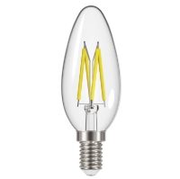 Energizer LED Filament Candle E14 (SES) 550 Lumens 5W 2,700K (Warm White) Dimmable, Box of 1