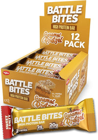 Battle Bites Caramel Pretzel 62g - Price per box of 12