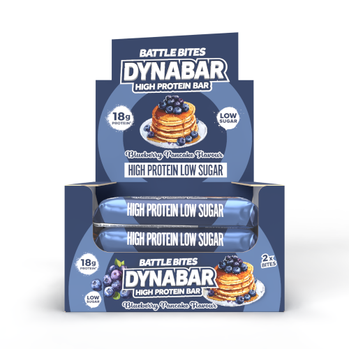 P3333 Battle Bites Dynabar Blueberry Pancake 60g - Price per box of 12