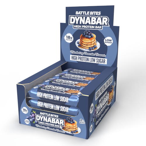 P3333 Battle Bites Dynabar Blueberry Pancake 60g - Price per box of 12