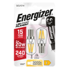 Energizer LED Filament Pygmy E14 (SES) 240lm 2W 3,000K (Warm White), Blister of 2