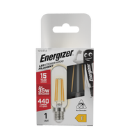 Energizer LED Filament Cookerhood E14 (SES) 440 Lumens 4W 3,000K (Warm White), Box of 1
