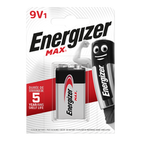 Energizer 9V Max Alkaline, 1 Stück