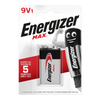 Energizer 9V Max Alkaline, Pack of 1