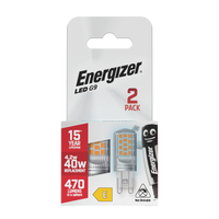 Energizer LED G9 470lm 4.2W 6,500K (Daylight), Box of 2