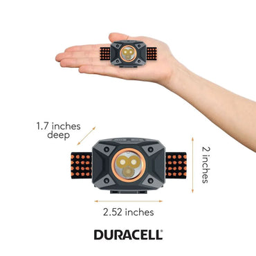 Duracell® LED-Stirnlampe mit hoher Intensität, 450 Lumen