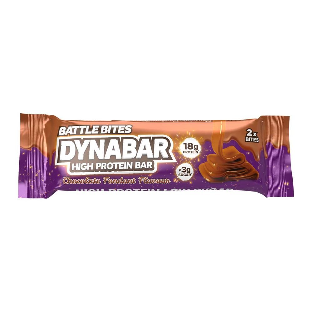 Battle Bites Dynabar Chocolate Fondant 62g - Precio por caja de 12