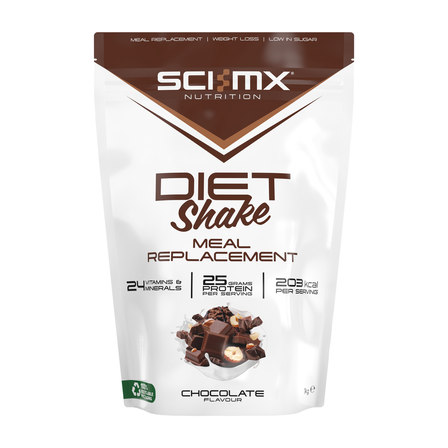 Sci-Mx Diet Shake Mahlzeitenersatz Schokolade 1 kg