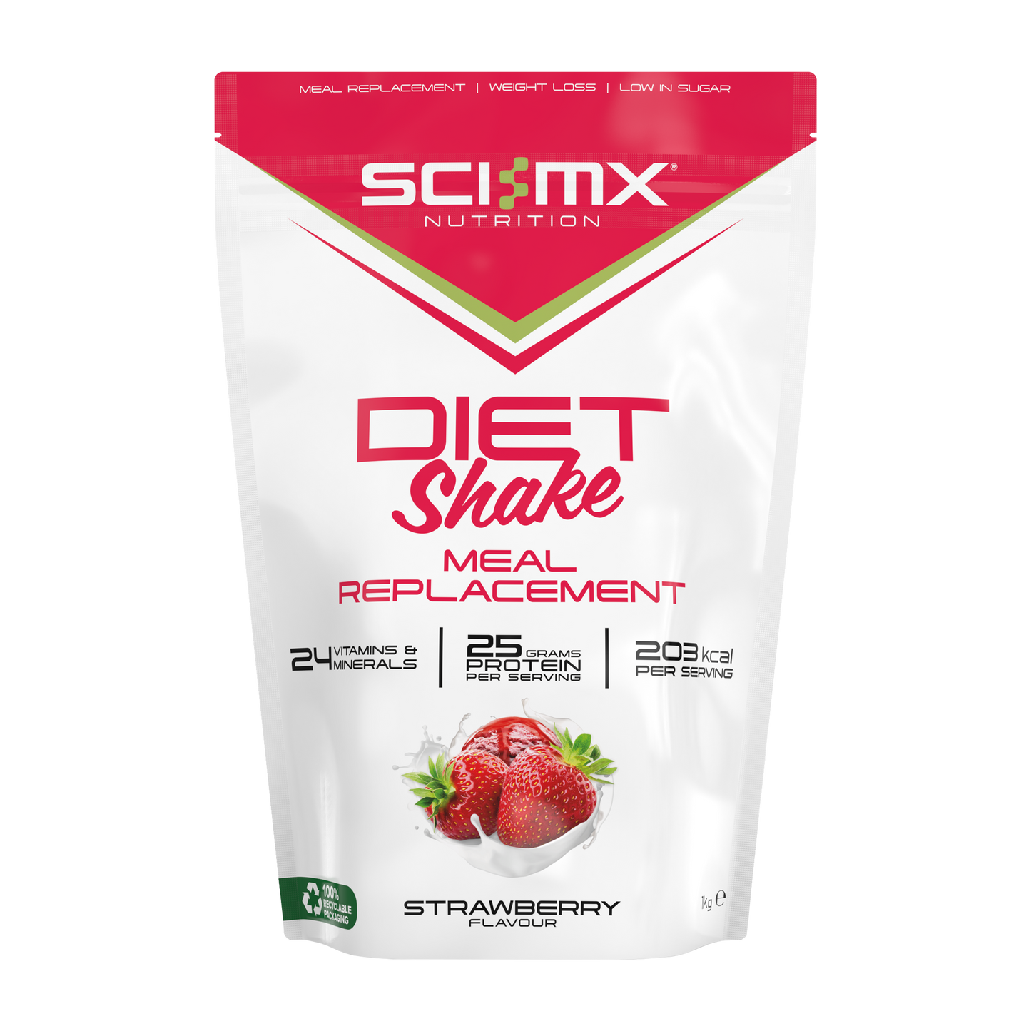Sci-Mx Diet Meal Replacement Strawberry 1kg