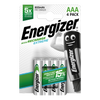 Energizer AAA 800mAh Recharge Extreme, Pack of 4
