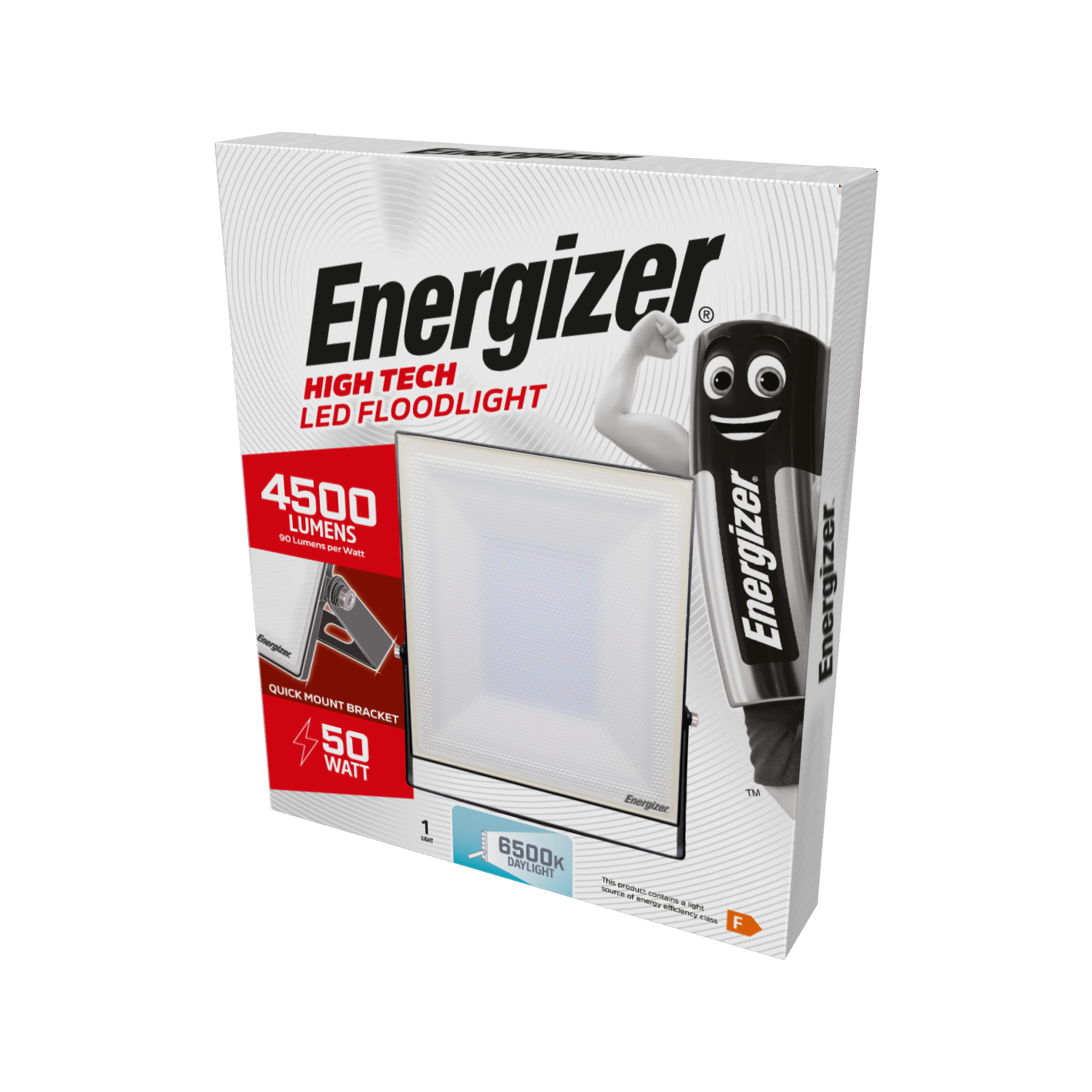 Energizer LED Floodlight - 50W - 4,500 Lumen - 6,000K (Daylight)