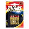 Eveready AAA Alkaline Gold, Pack of 4