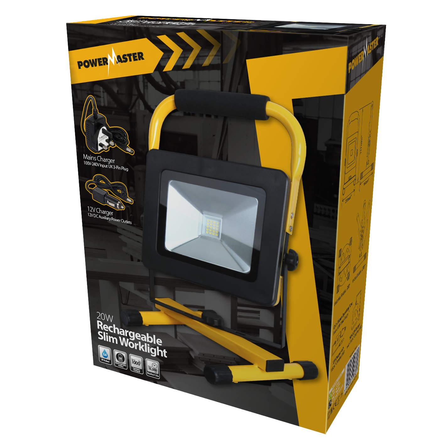 PowerMaster LED Rechargeable Worklight - 20W