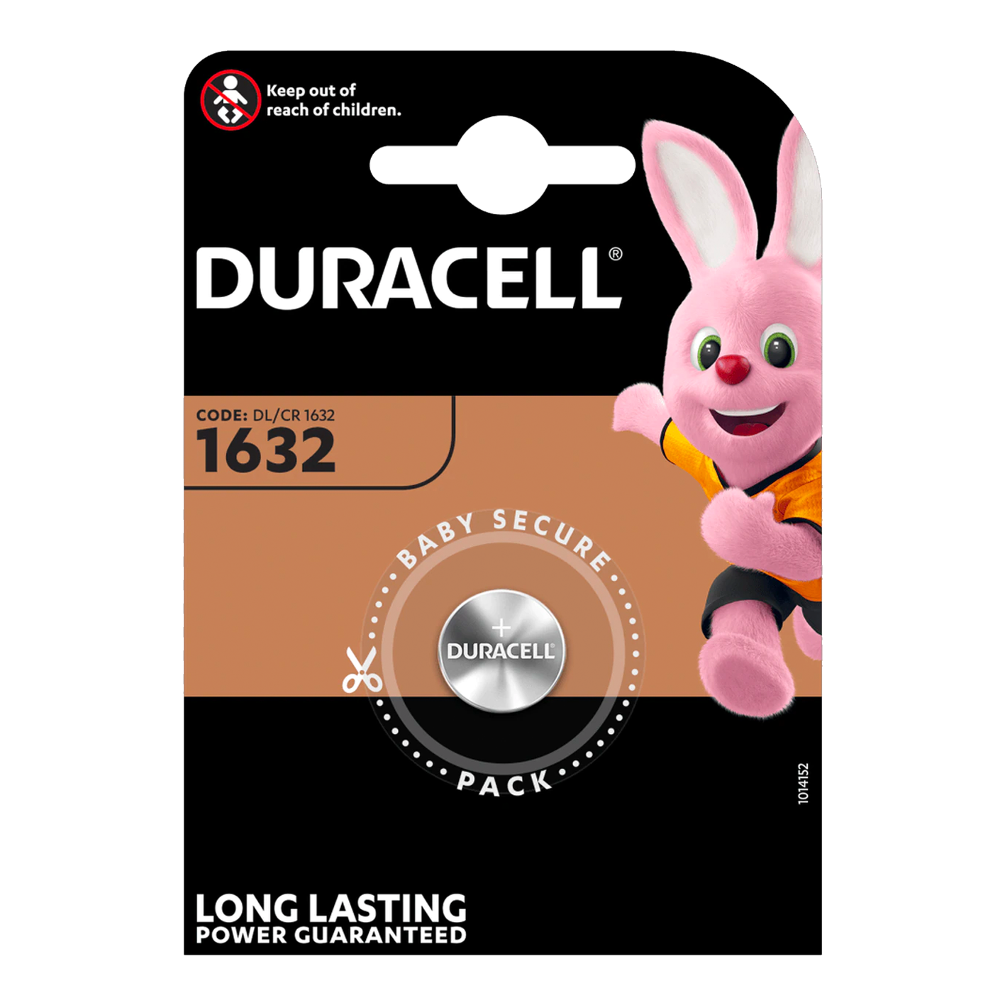 Duracell CR1632 3V Lithium, Pack of 1