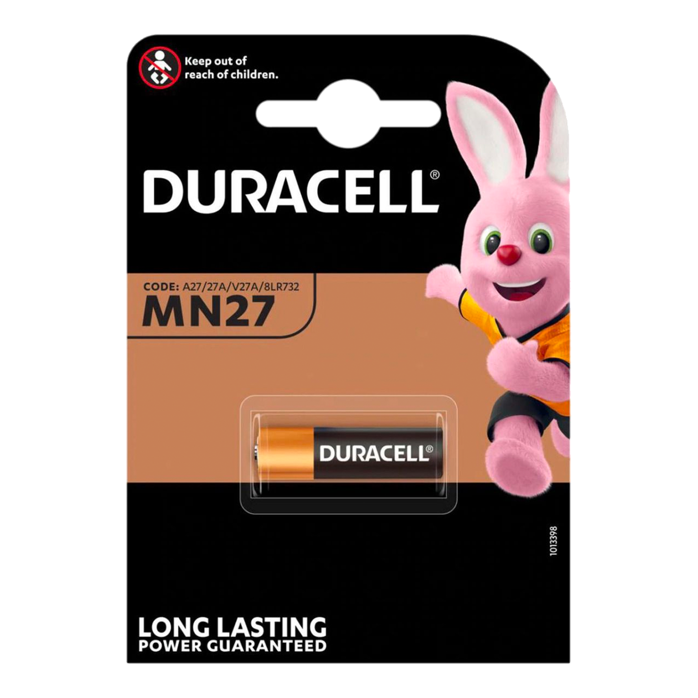 Duracell MN27/27A 12 V alcalino, paquete de 1