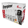 Energizer LED Candle E14 (SES) 470lm 4.9W 3,000K (Warm White), Box of 4