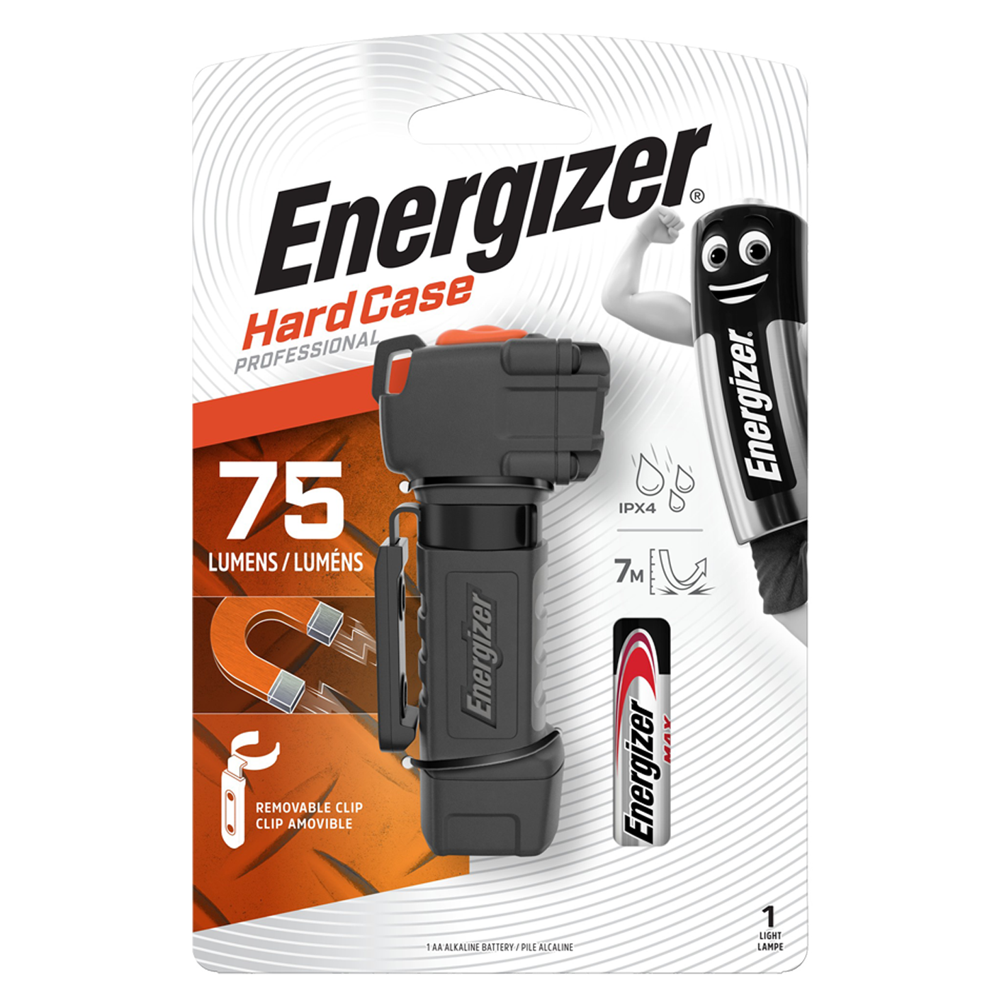 Energizer Hardcase Multiuse Compact Mini Light With 1 x AA Battery