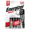 Energizer AAA Max Alkaline, Pack of 4