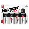 Energizer D Size Max Alcalino, paquete de 4