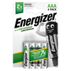Energizer AAA 500mAh Recharge Universal, Pack of 4