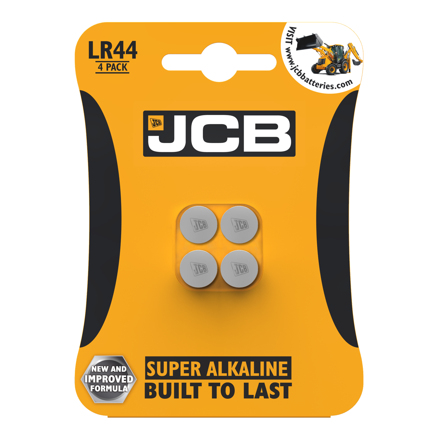 JCB LR44 Alkaline, 4er-Pack