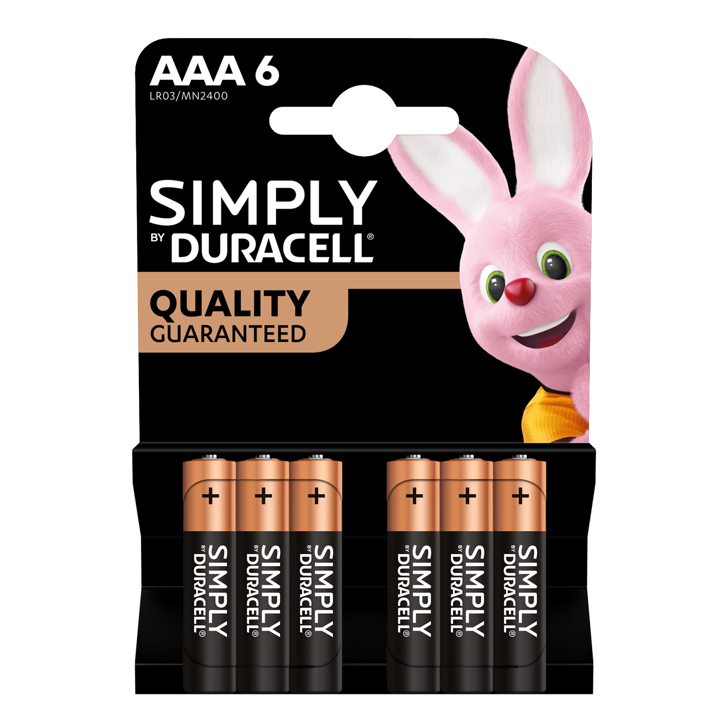 Duracell AAA Simply, 6er-Pack
