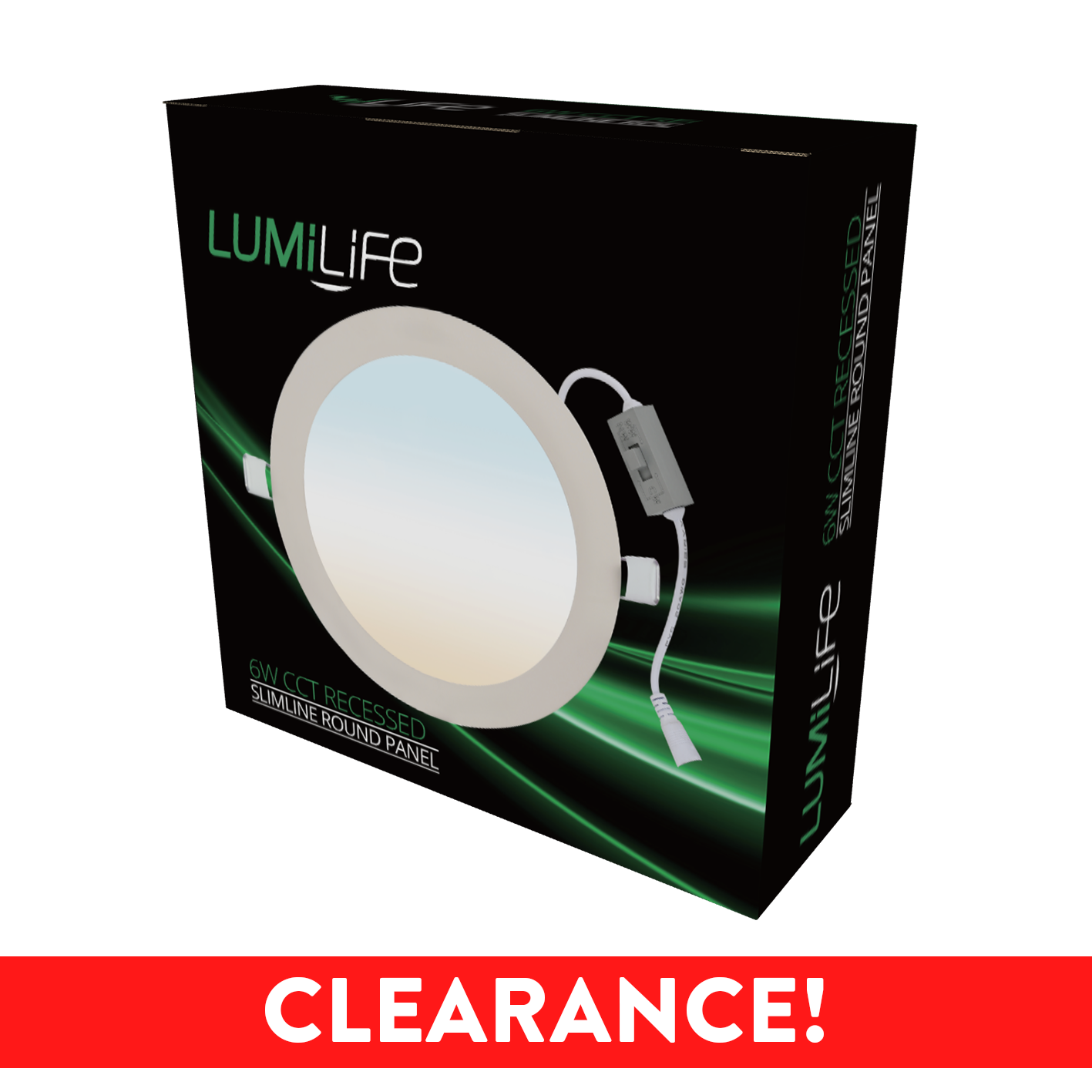 LumiLife 6W Circular CCT Recessed Panel