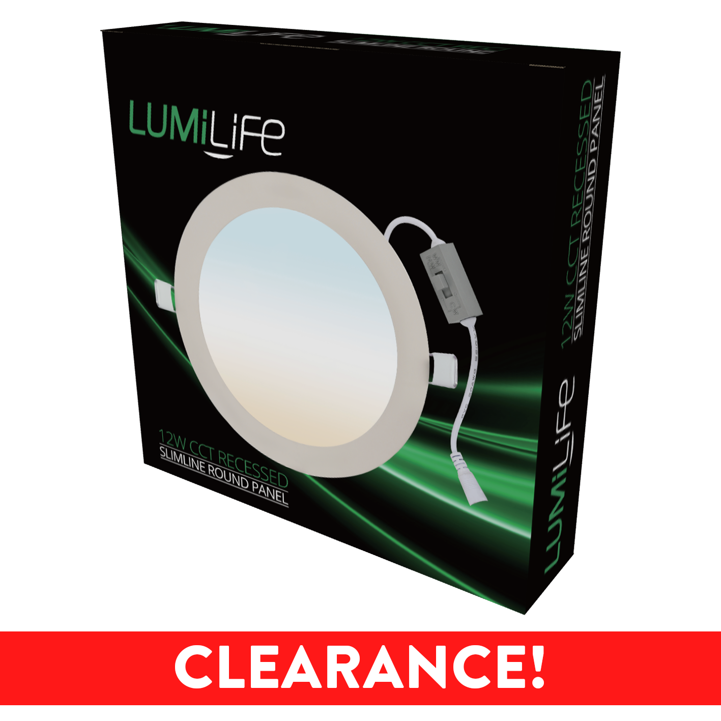 LumiLife 12W Circular CCT Recessed Panel