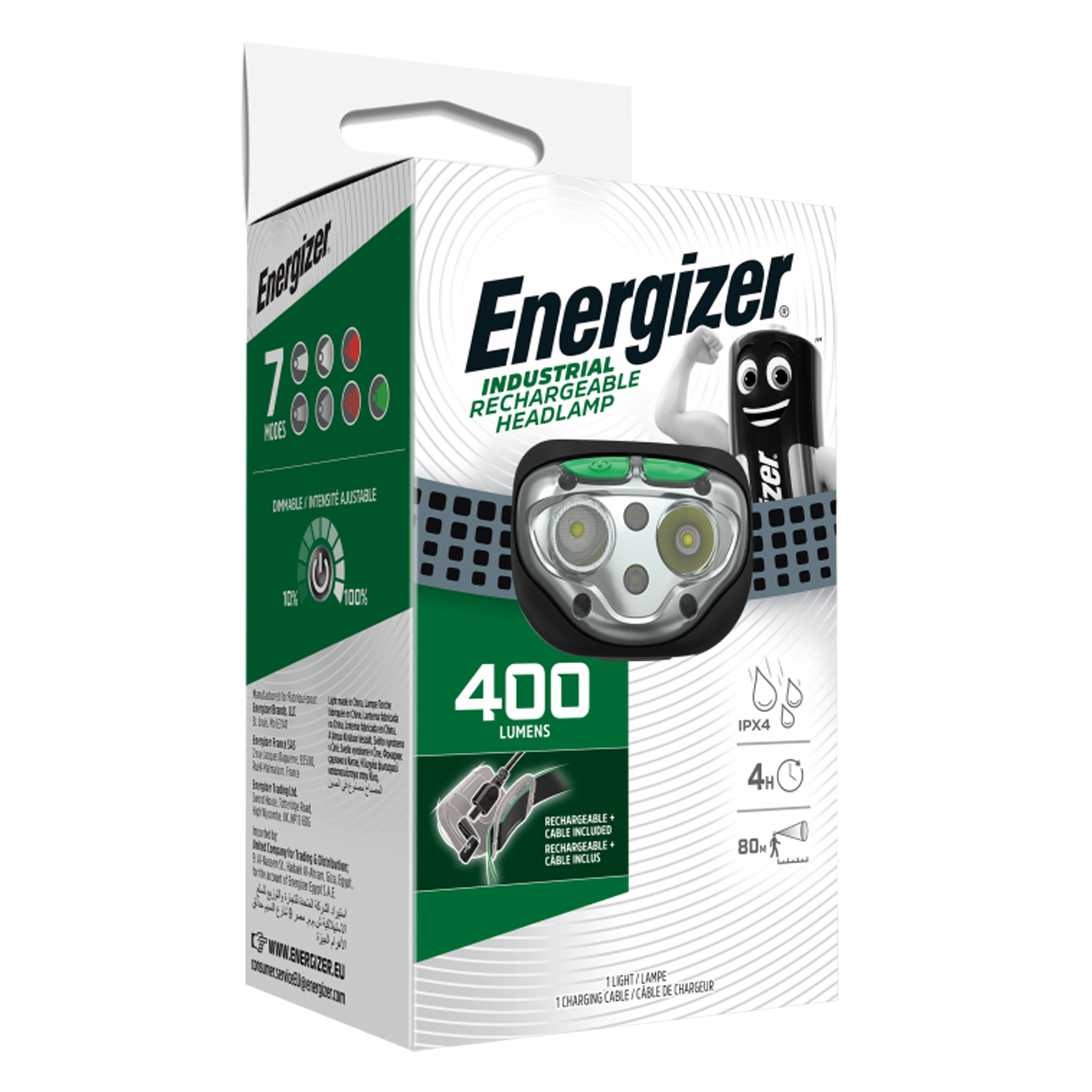 Energizer Industrial HL Vision HD Rechargeable Inc