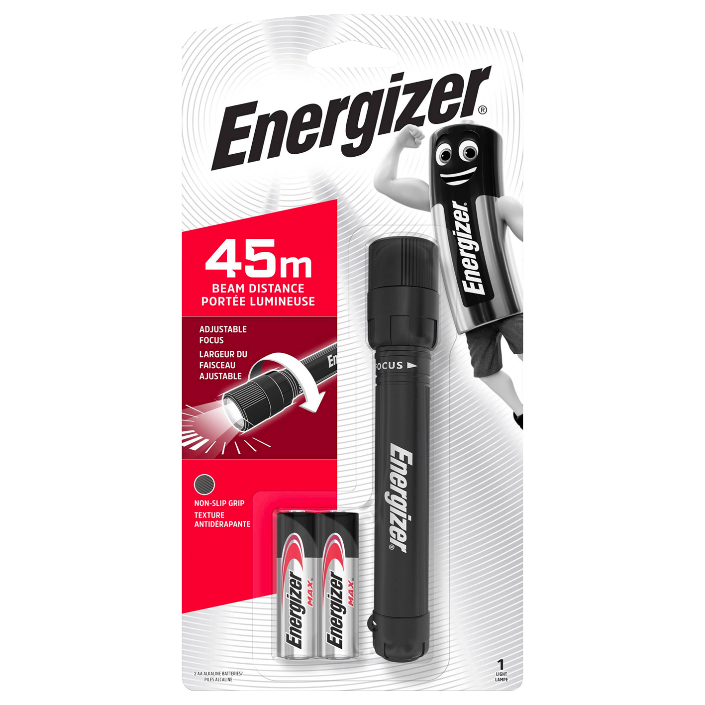 Energizer® X Focus LED+ 2 x AA-Batterien
