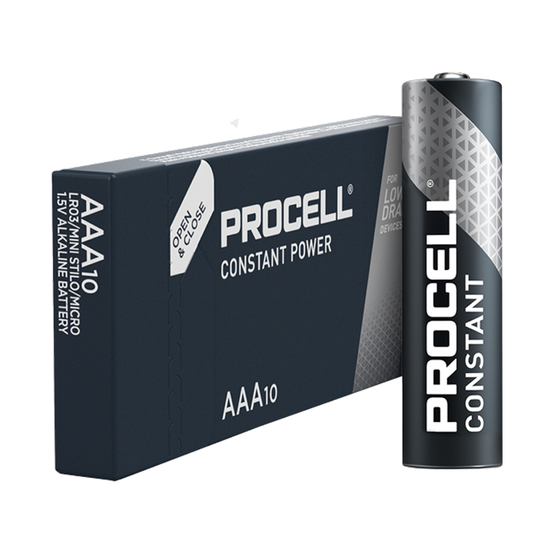 Duracell Procell Constant AAA, Pack of 10 (Price per cell)