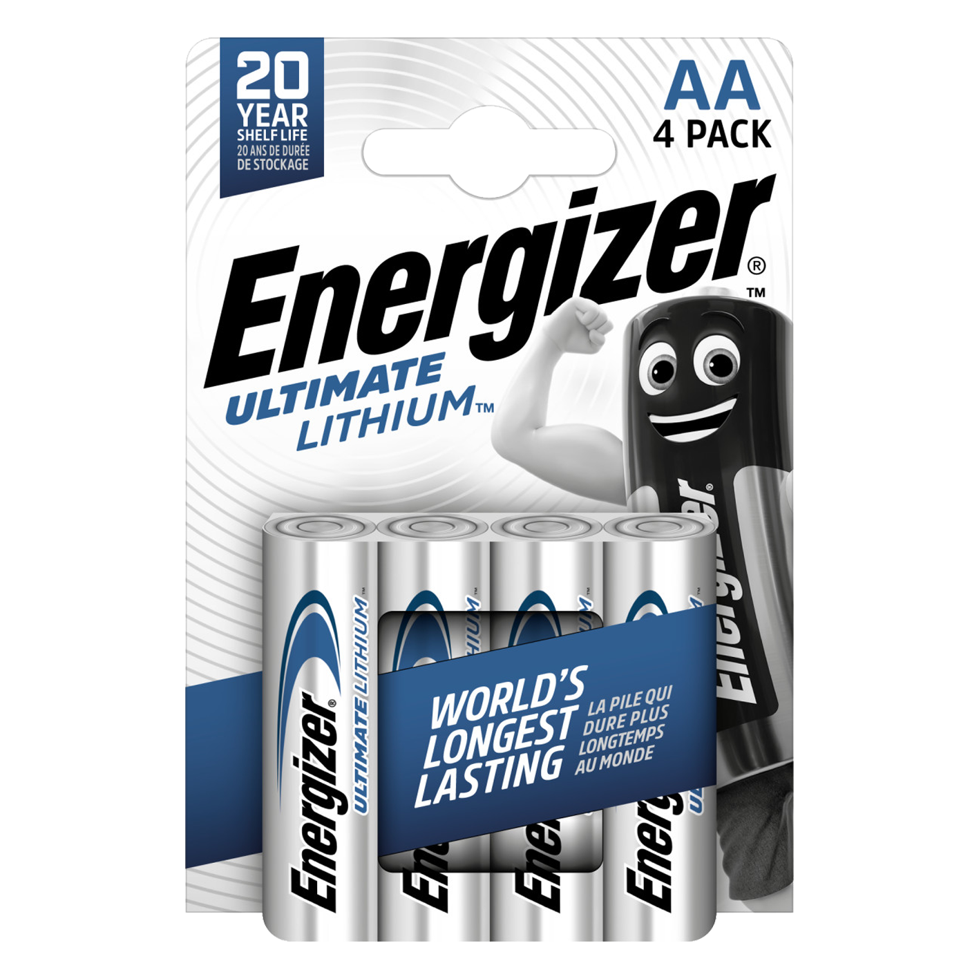 Energizer AA Ultimate Lithium, Pack of 4