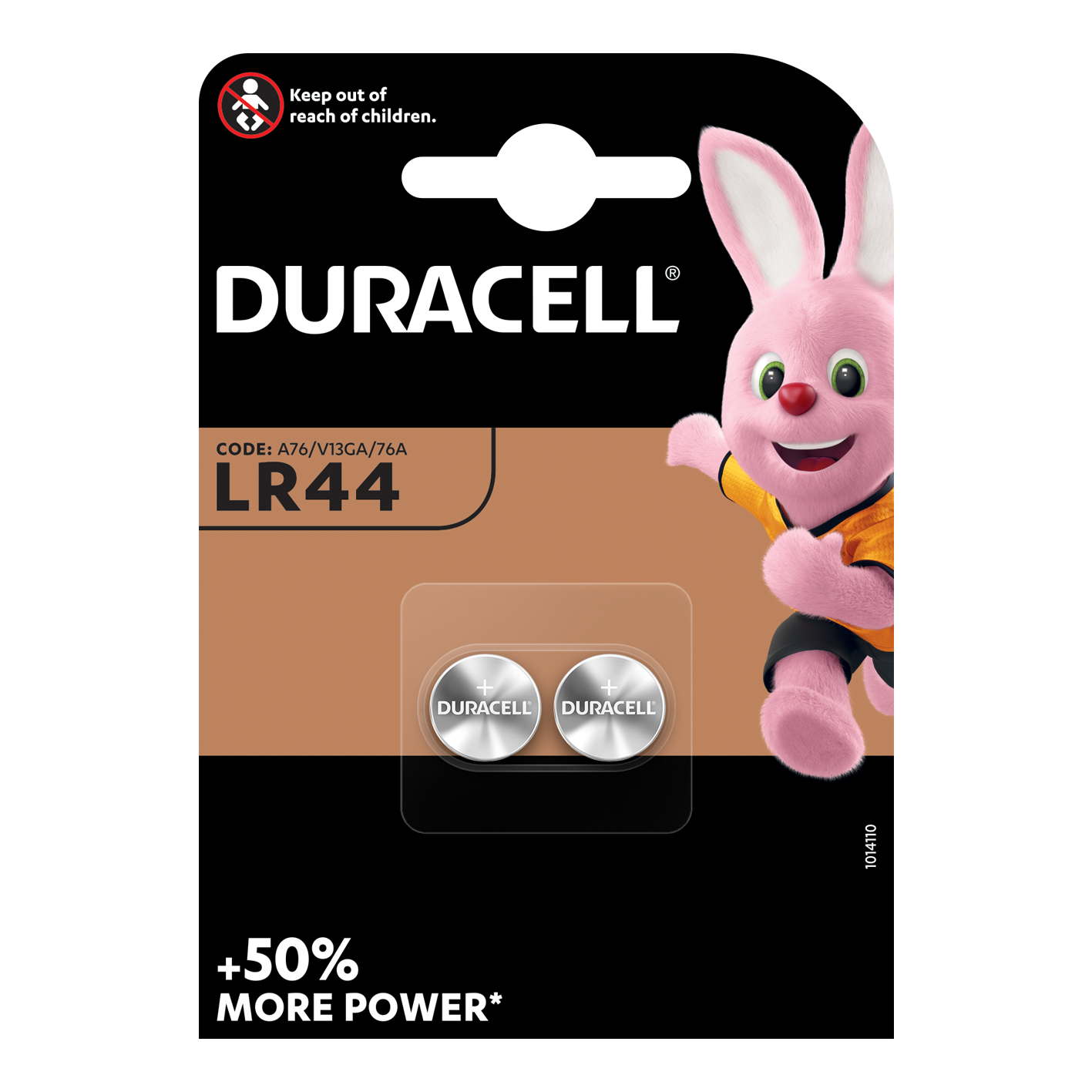 Duracell LR44 1.5V Alkaline, Pack of 2